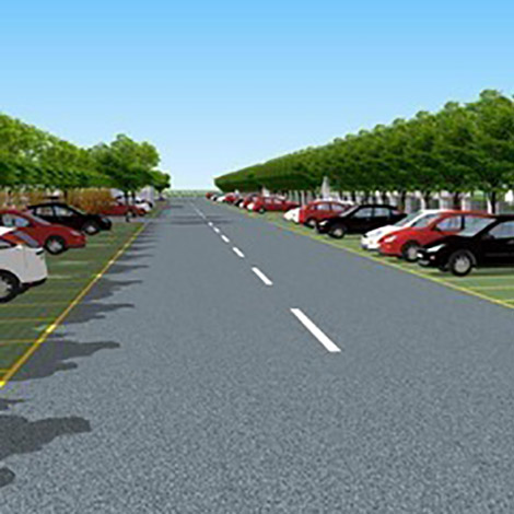 邹城市唐村镇停车场道路及绿化工程